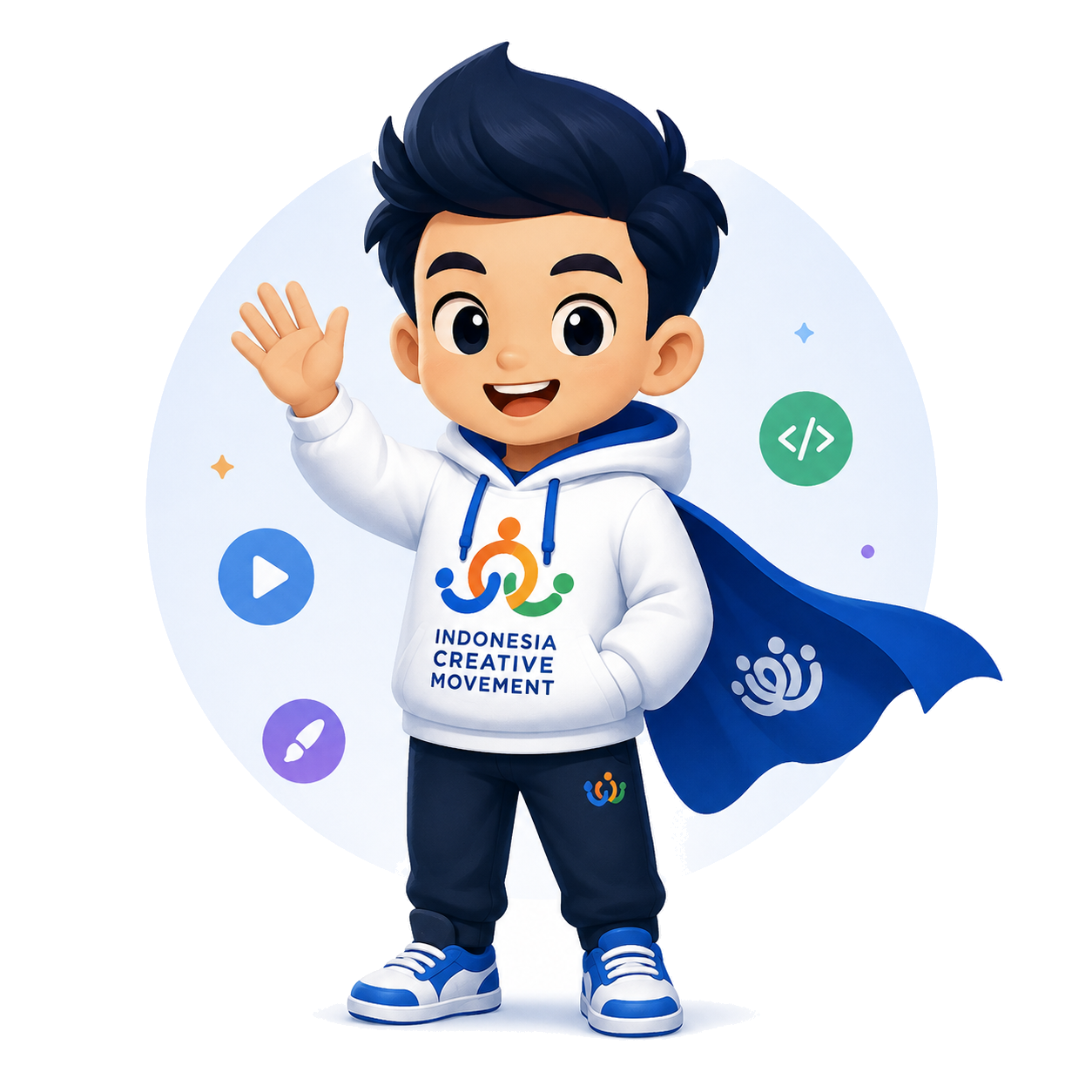 Maskot Indonesia Creative Network